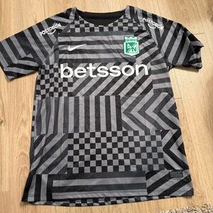 Medellín atlético nacional Black and Gray Geometric Jersey